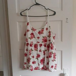 Torrid floral tank top